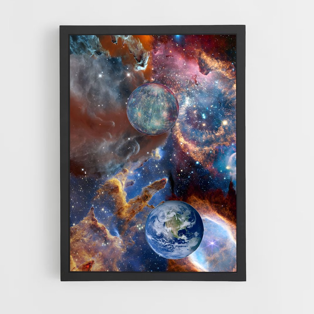 Poster L'Odyssée Céleste – affiche Astronomie (vue 2)